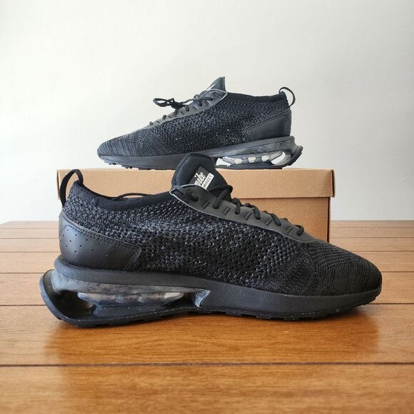 Nike Air Max Flyknit Black Athletic Shoes FD2764-001 Men Size 9 New - Picture 3 of 8